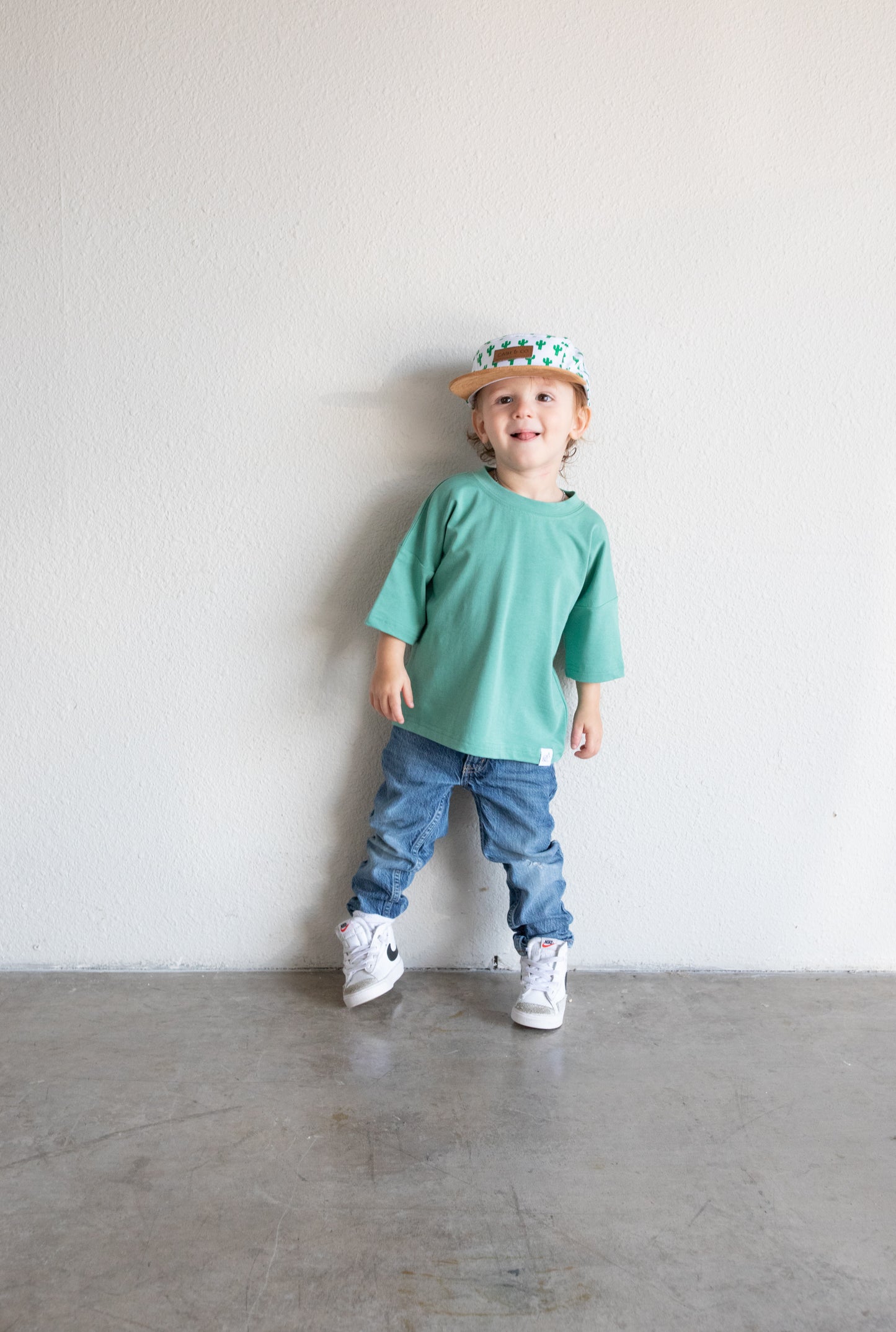 Oversized Tee Jersey Fit (Toddler & Youth) - Feldspar