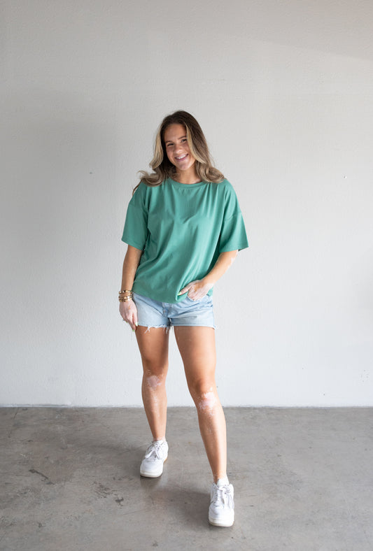 Oversized Tee Jersey Fit (Adult) - Feldspar