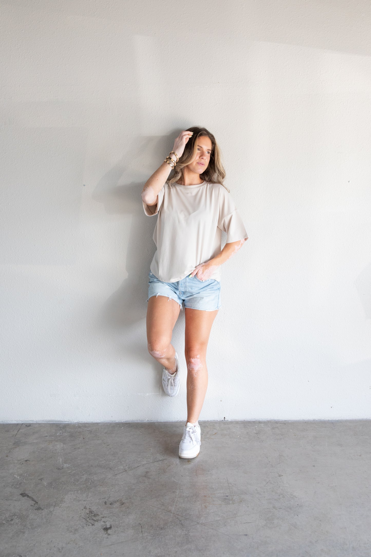 Oversized Tee Jersey Fit (Adult) - Moonbeam