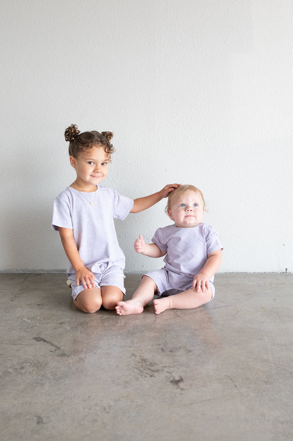 Acid Wash Romper - Wisteria