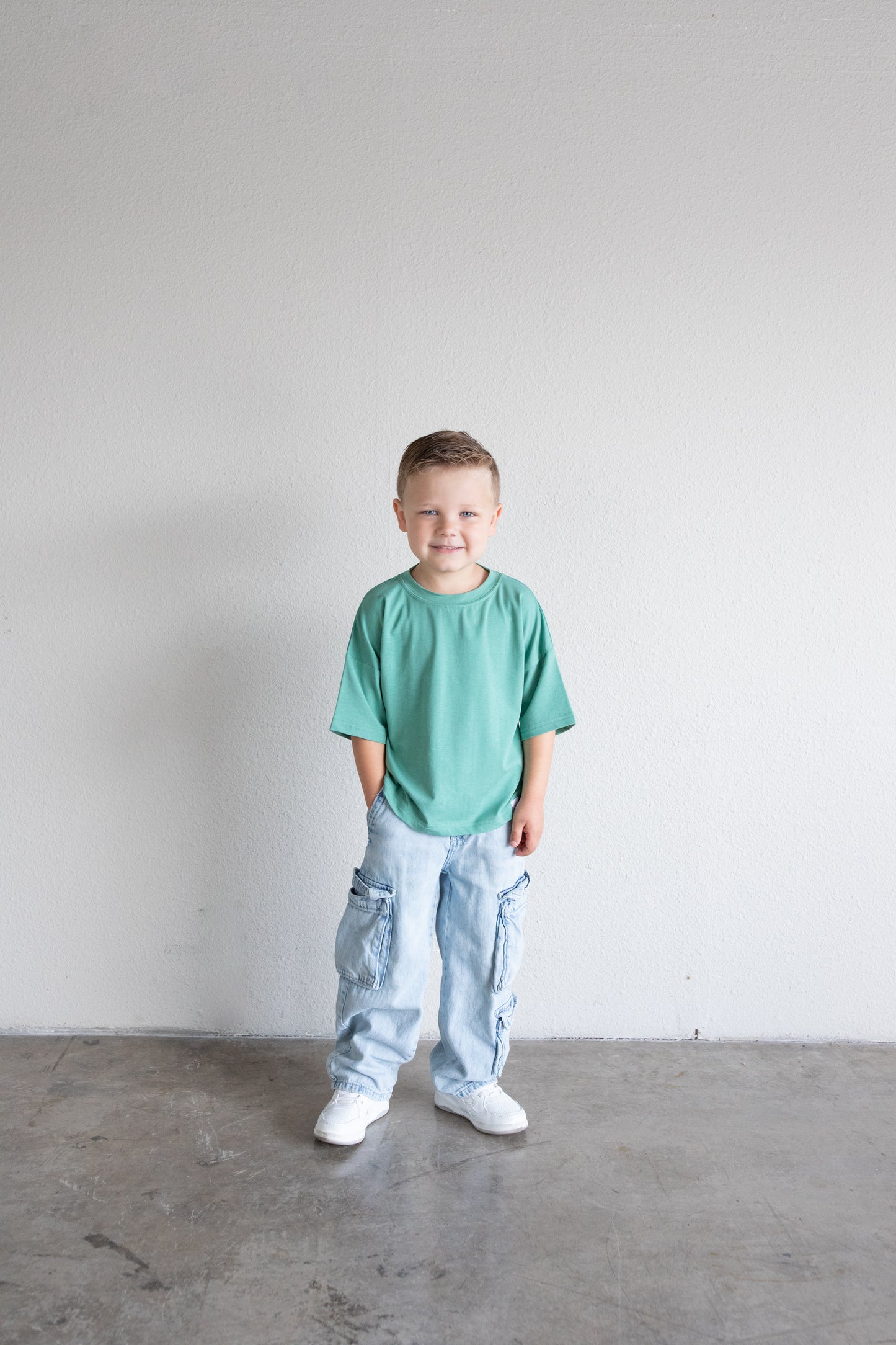 Oversized Tee Jersey Fit (Toddler & Youth) - Feldspar