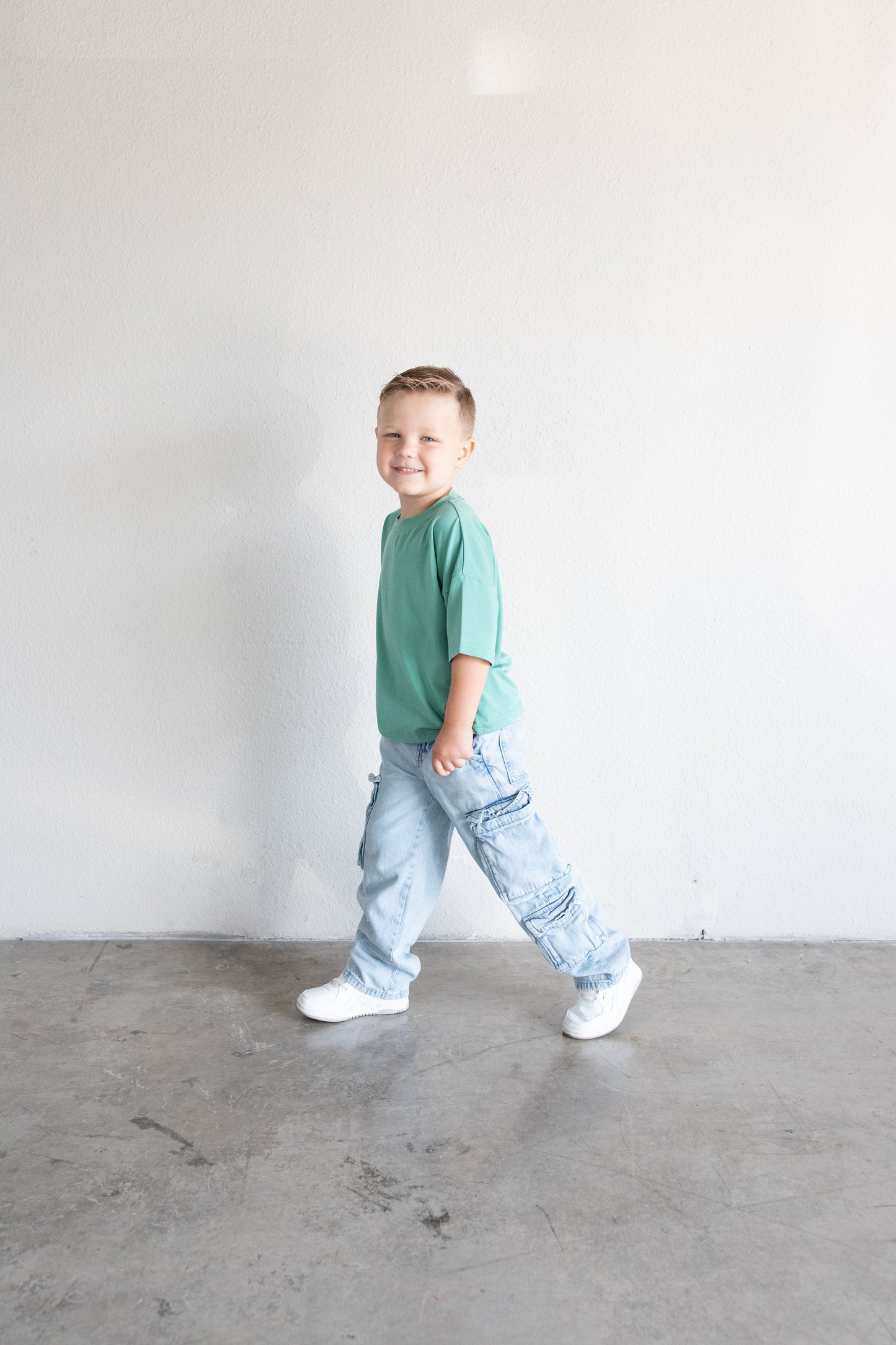 Oversized Tee Jersey Fit (Toddler & Youth) - Feldspar