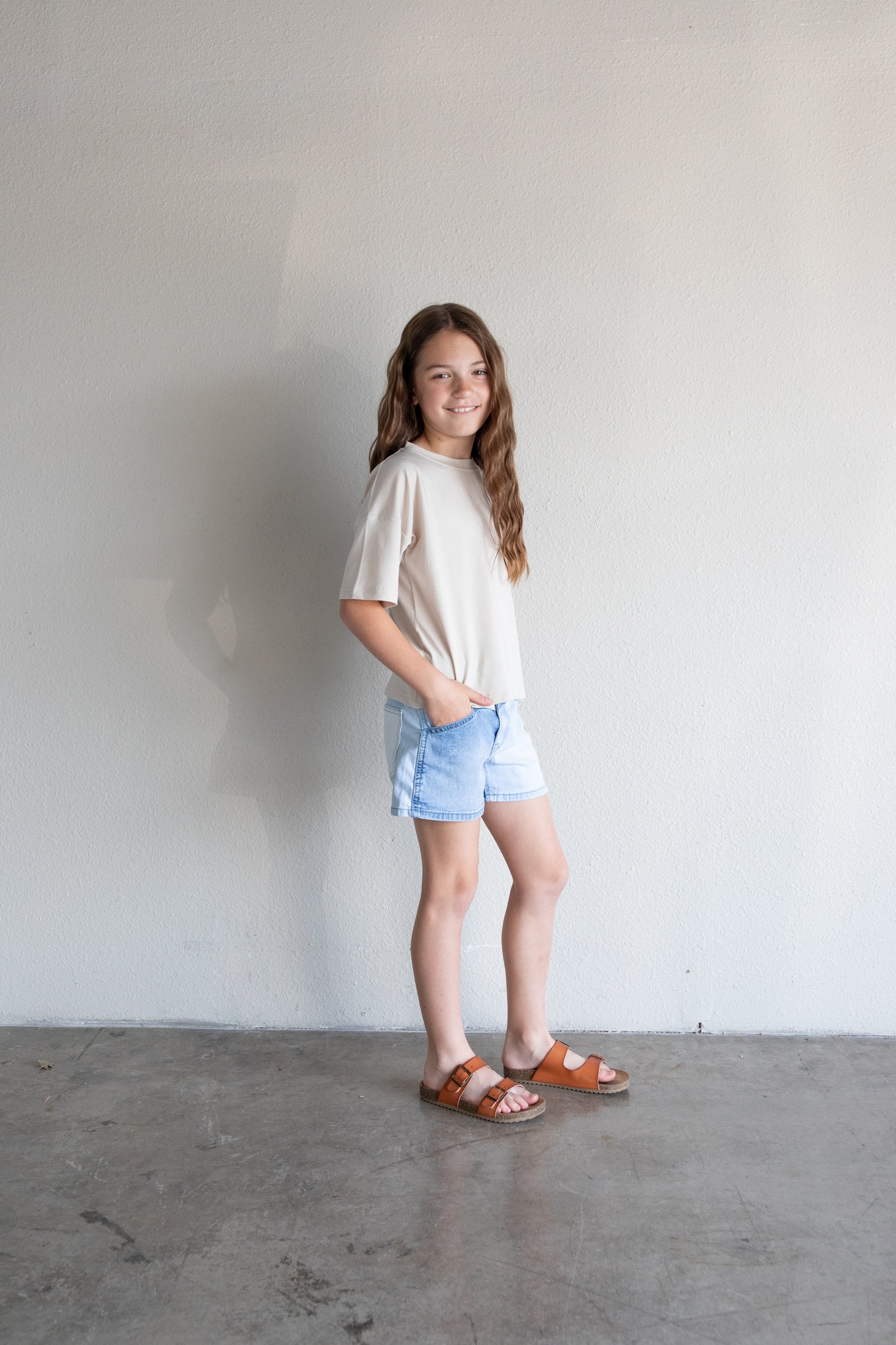 Oversized Tee Jersey Fit (Toddler & Youth) - Moonbeam