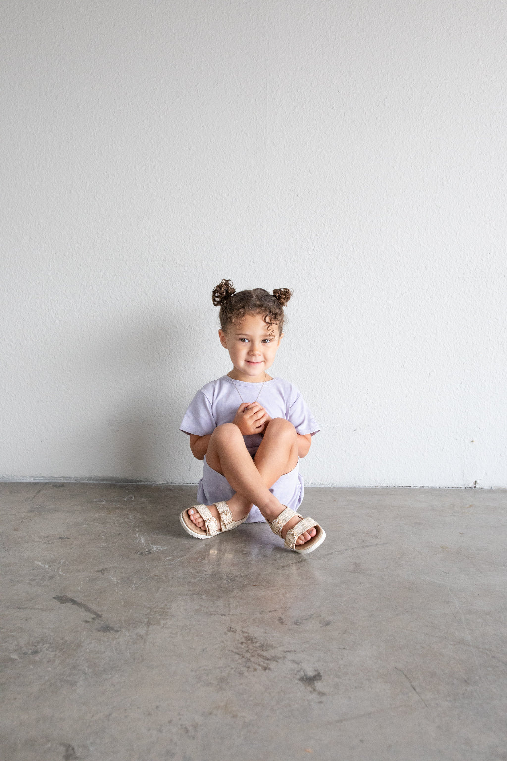 Acid Wash Romper - Wisteria