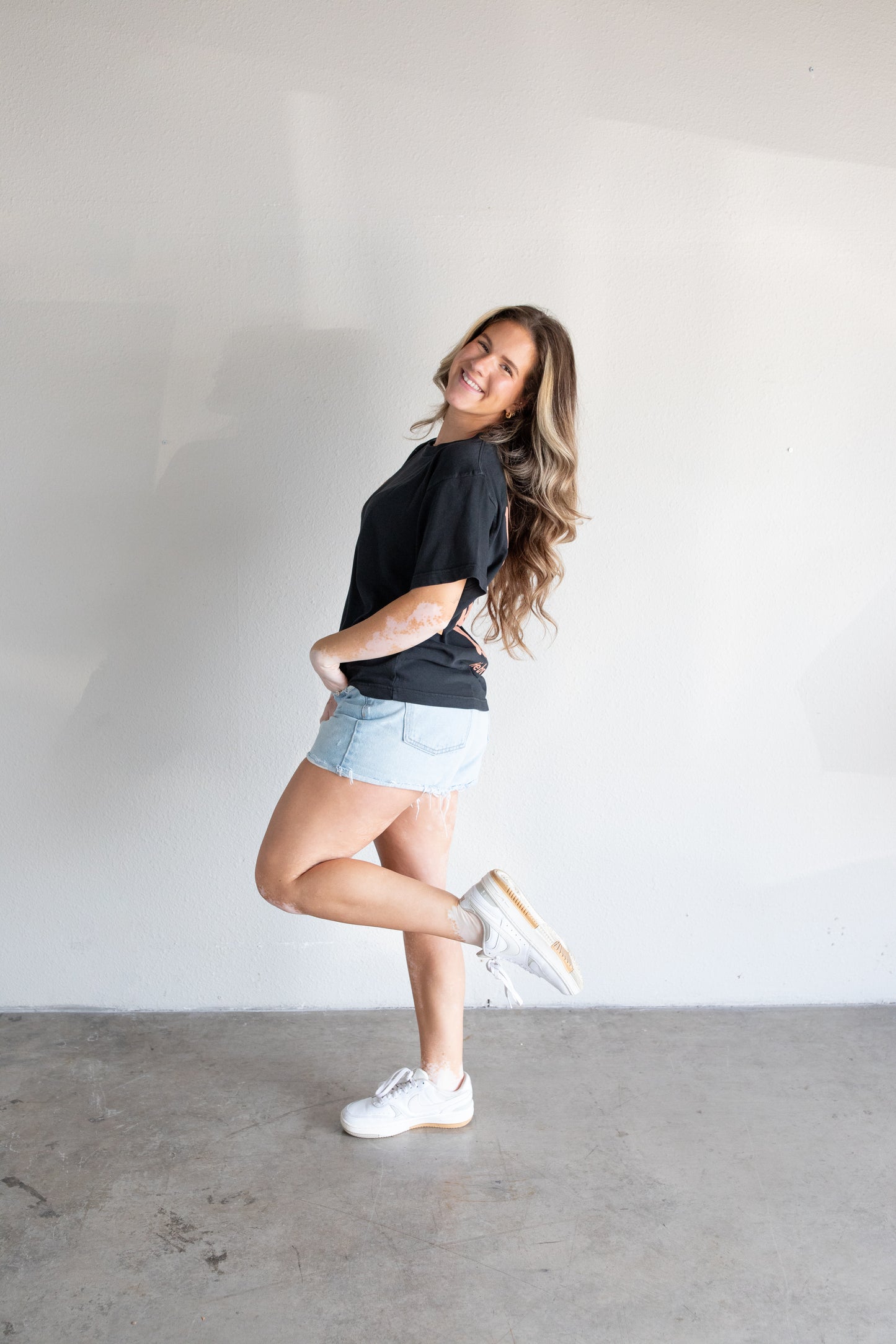 Urban Black Tee - Lux Michael Graphic