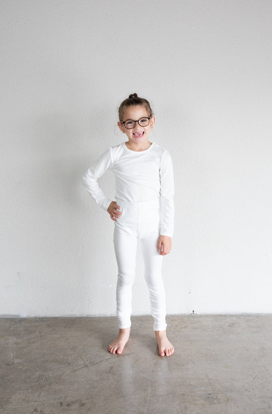 Base Layer Leggings - White *TEMPORARILY UNAVAILABLE