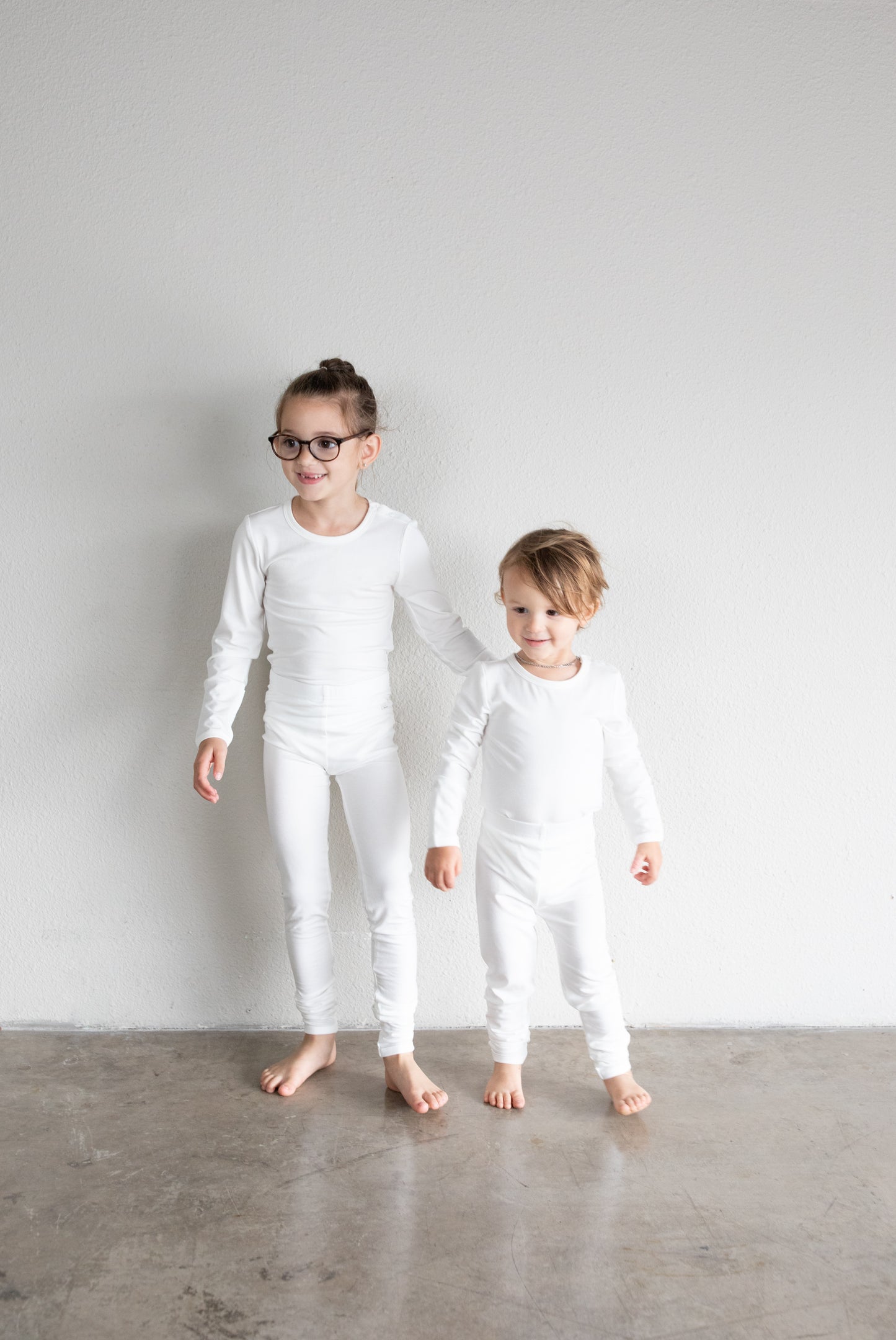 Base Layer Long Sleeve Bodysuit - White