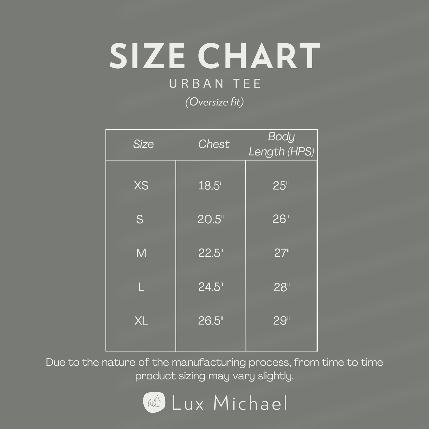 Urban Black Tee - Lux Michael Graphic