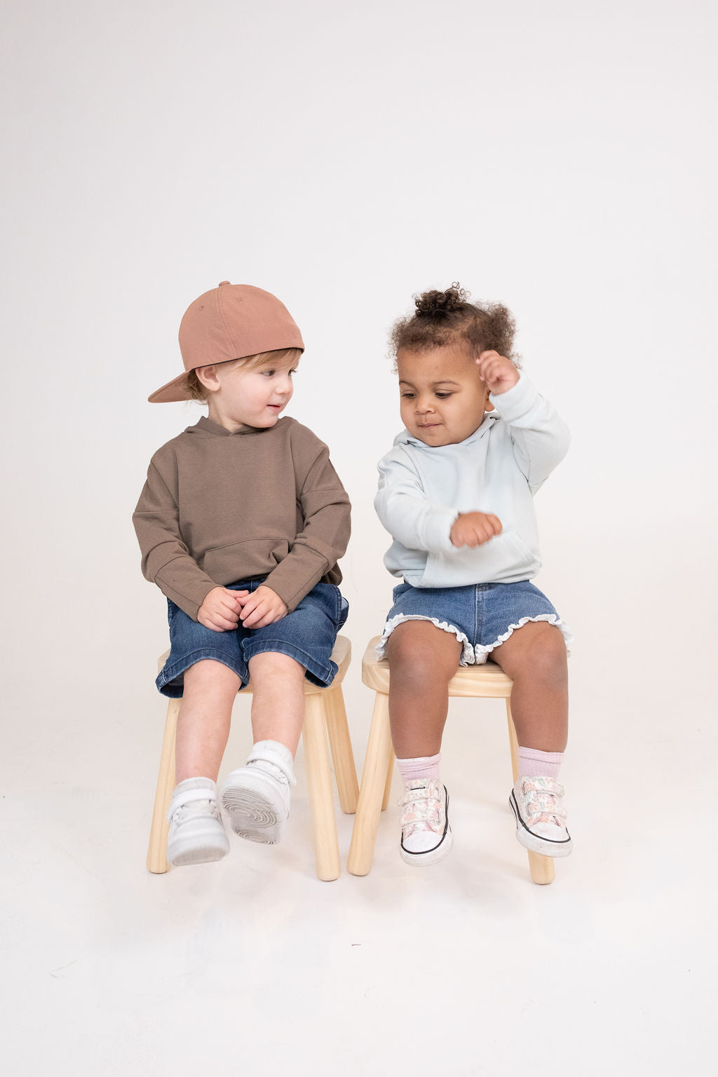 Hooded Bubble Romper - Coffee