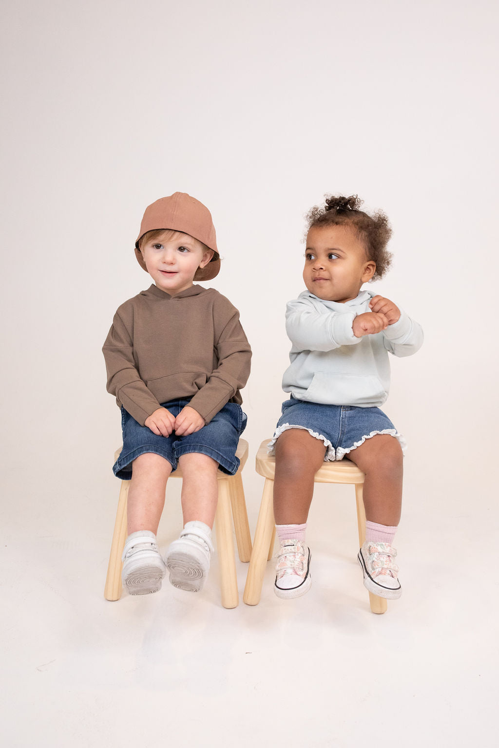 Hooded Bubble Romper - Coffee