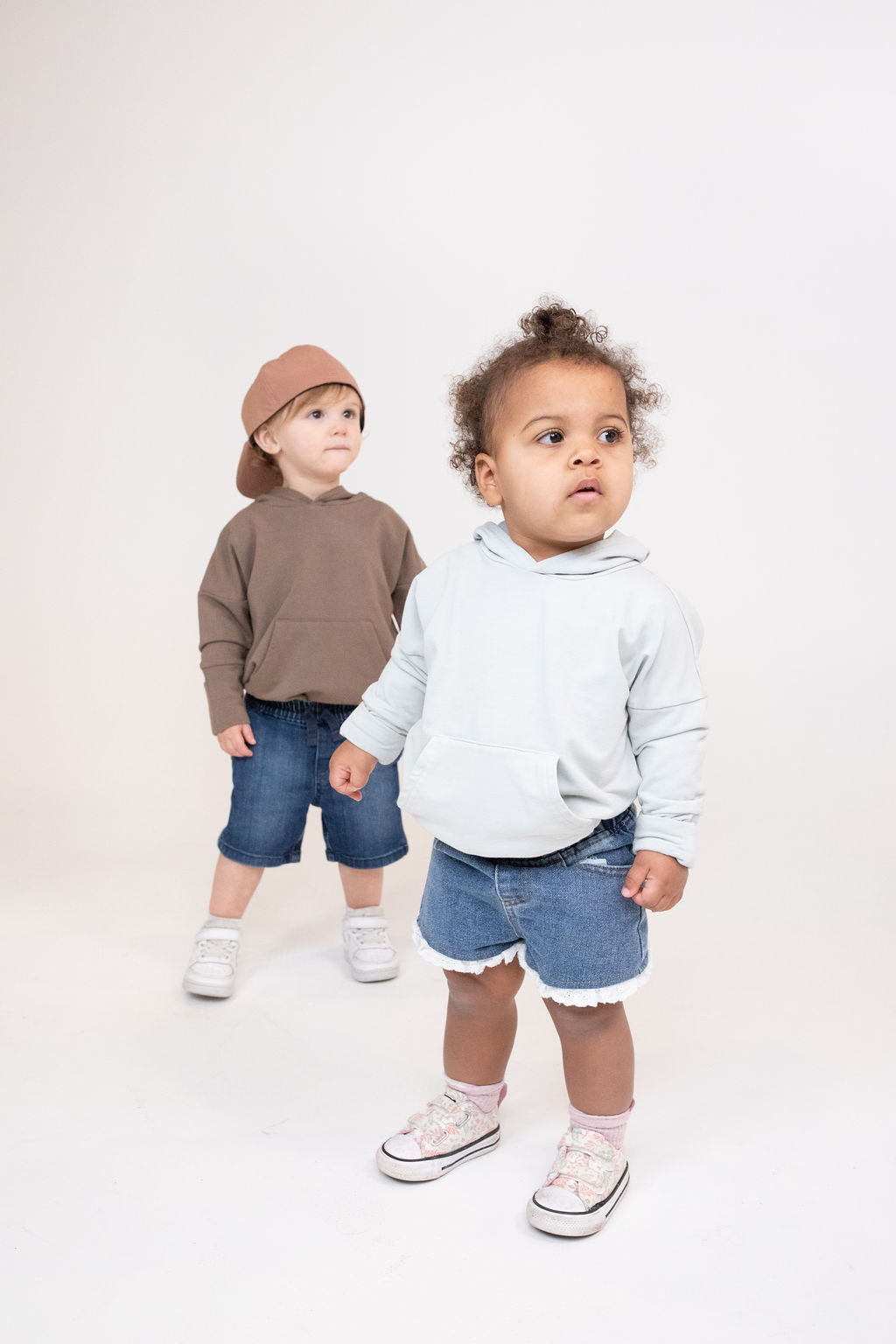 Hooded Bubble Romper - Coffee