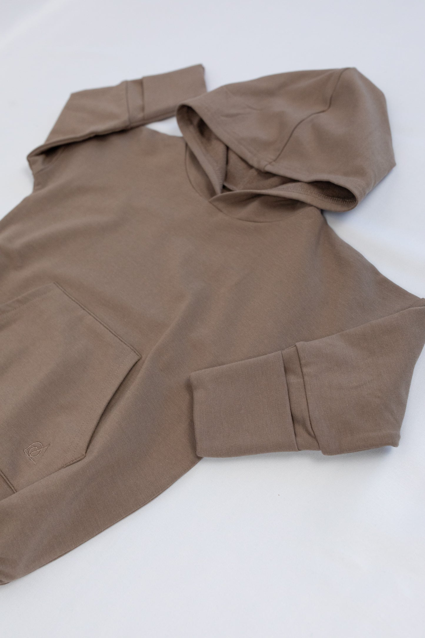 Hooded Bubble Romper - Coffee