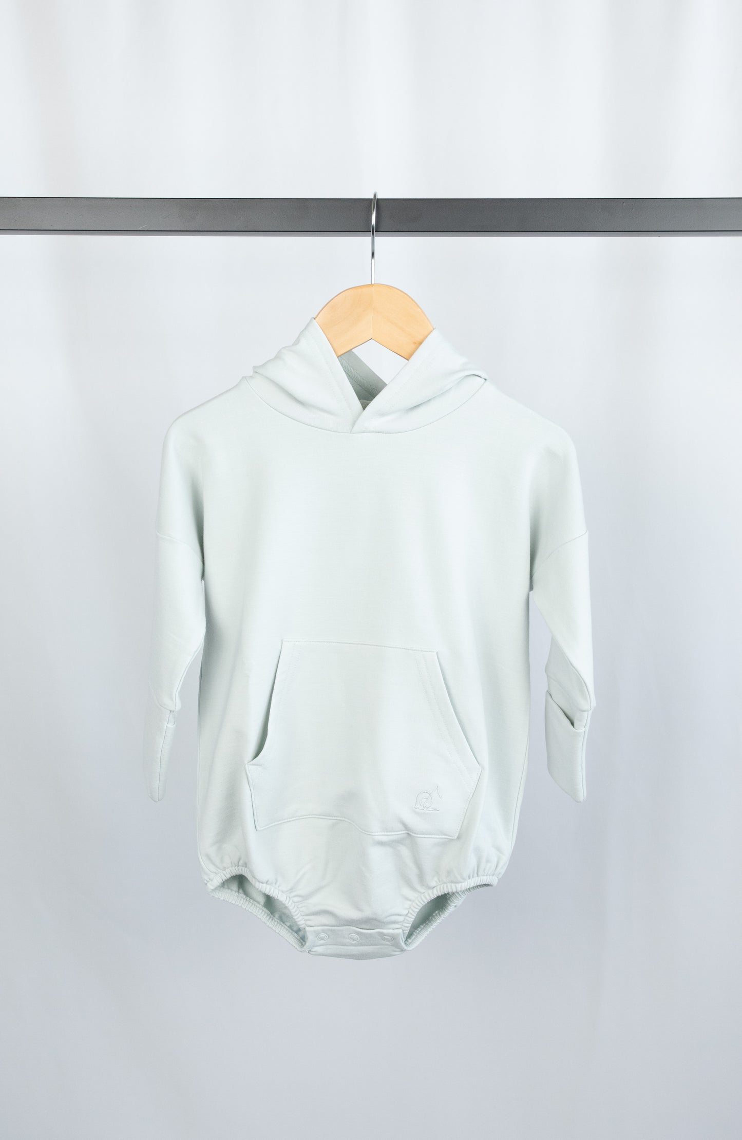 Hooded Bubble Romper - Sea Breeze