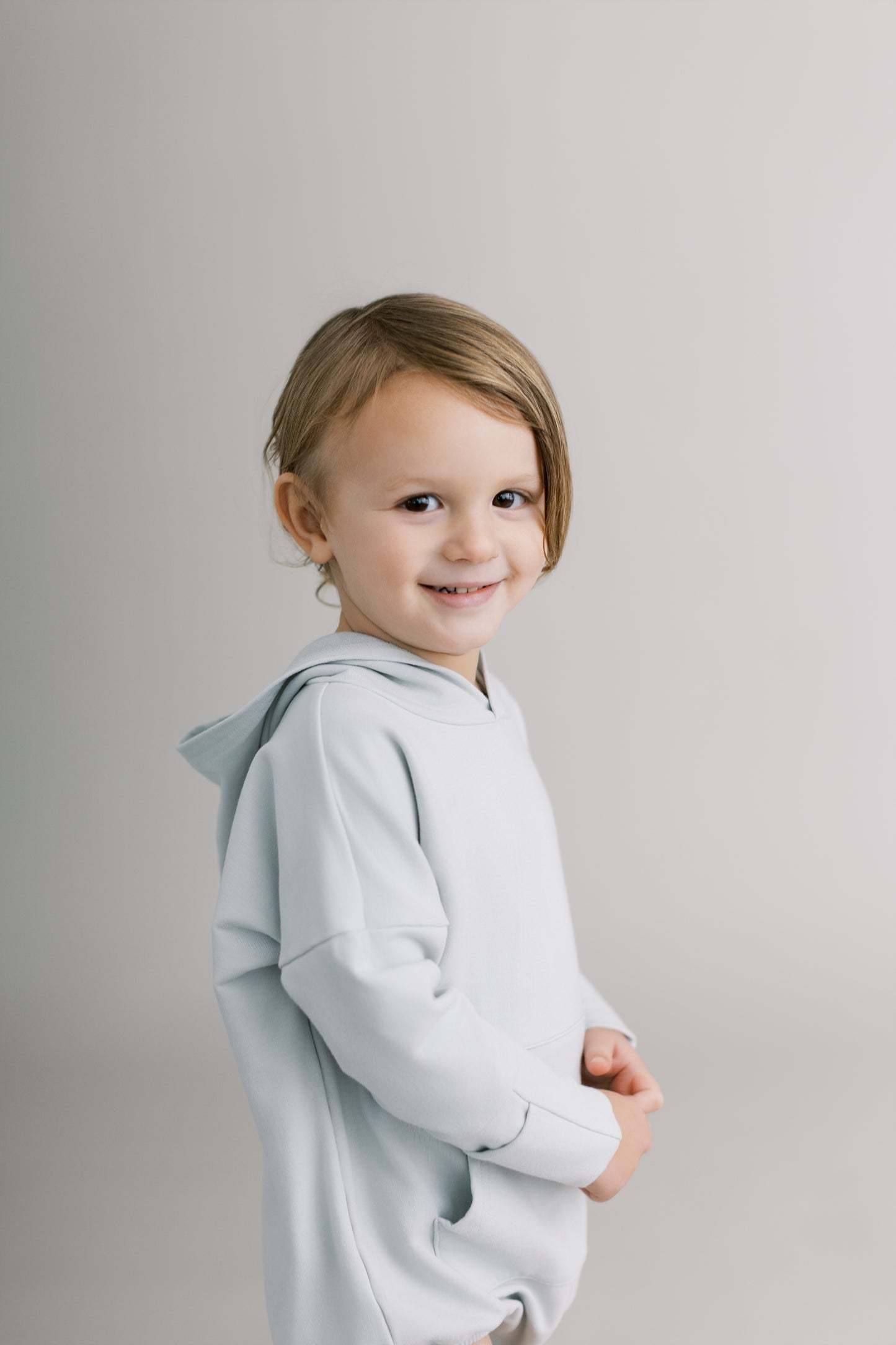 Hooded Bubble Romper - Sea Breeze