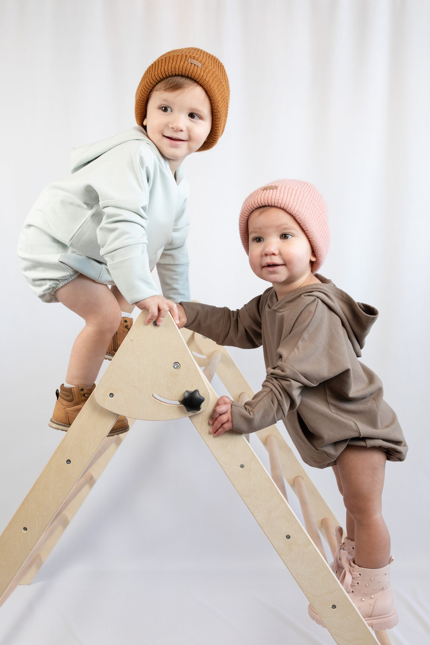 Hooded Bubble Romper - Sea Breeze