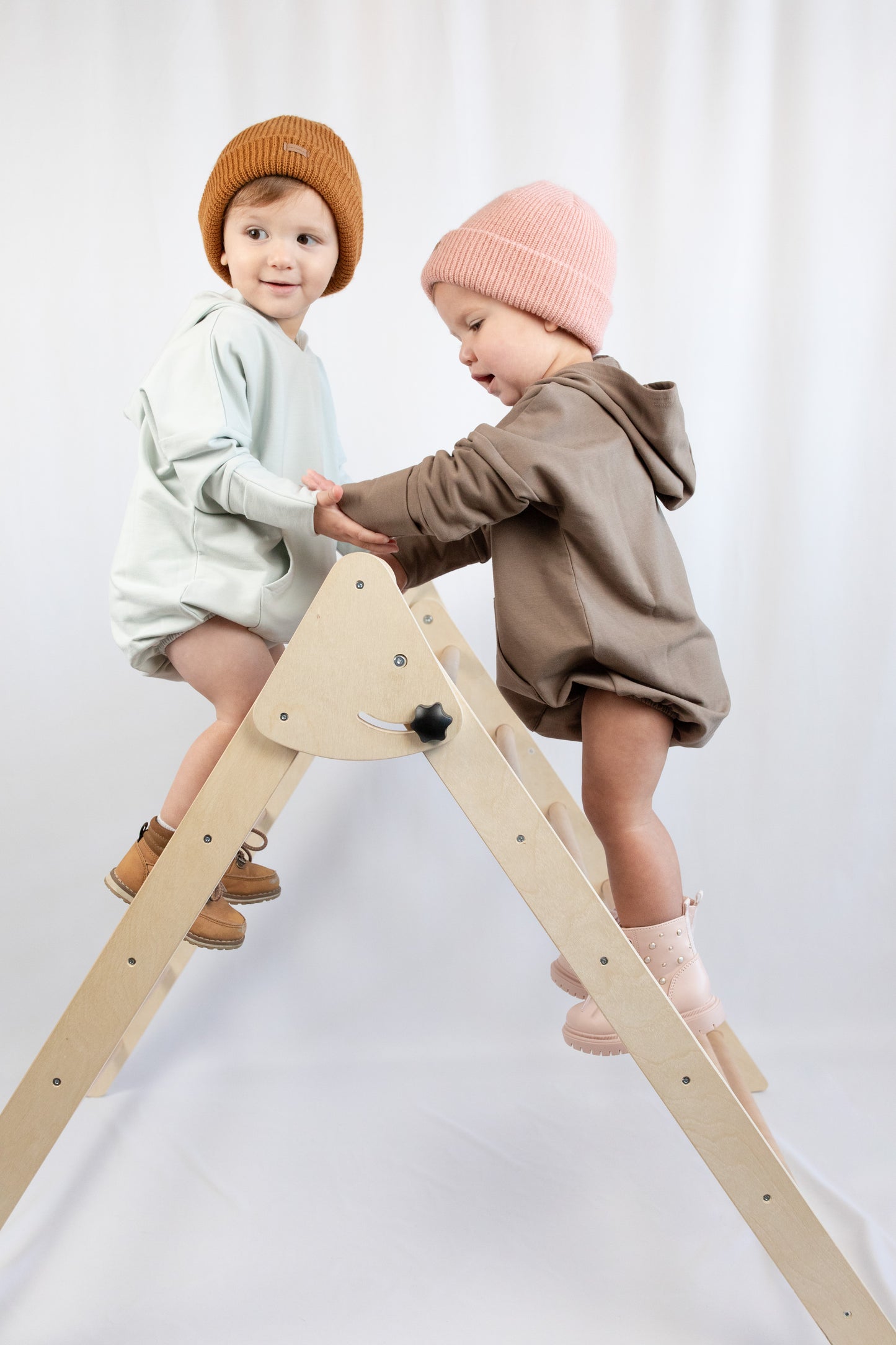 Hooded Bubble Romper - Sea Breeze